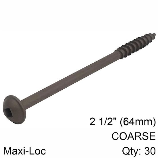 KREG Hd Protec Kote Pocket Hole Screws 64mm 2.50' #14 Coarse Thread Mx